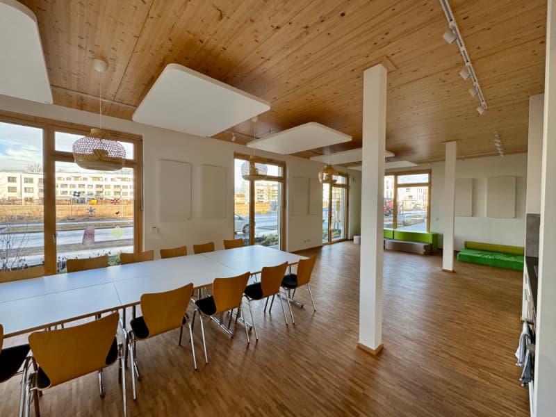 Gemeinschaftsraum eingerichtet